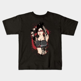 Lady Tattooed Kids T-Shirt